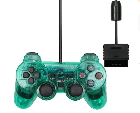 Controlador con cable para PS2 remoto de choque para consola PlayStation 2 Control para Sony PS2 Joypad Gamepad Mando para regalo de niños