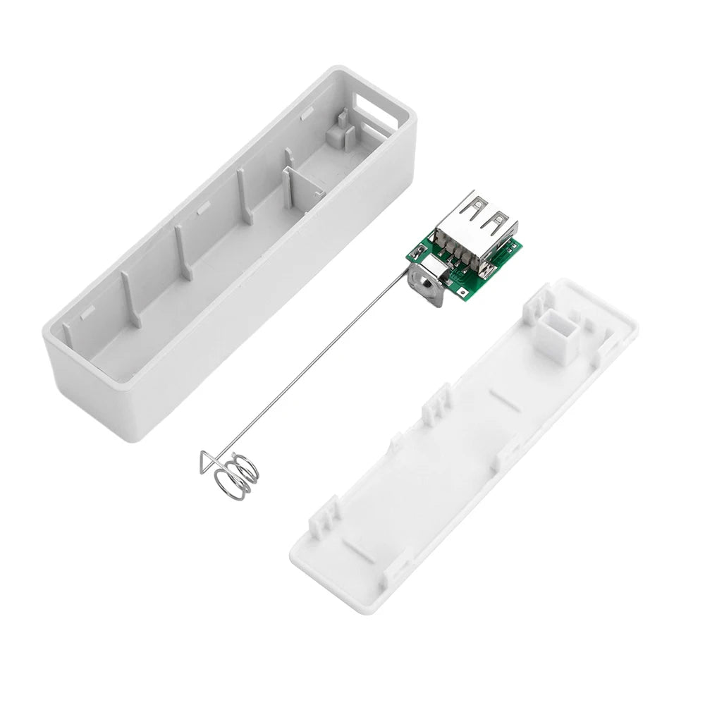 Estuche para cargador de batería portátil, caja de almacenamiento para fuente de alimentación móvil, USB, 1 sección 18650, TYPE-C DIY