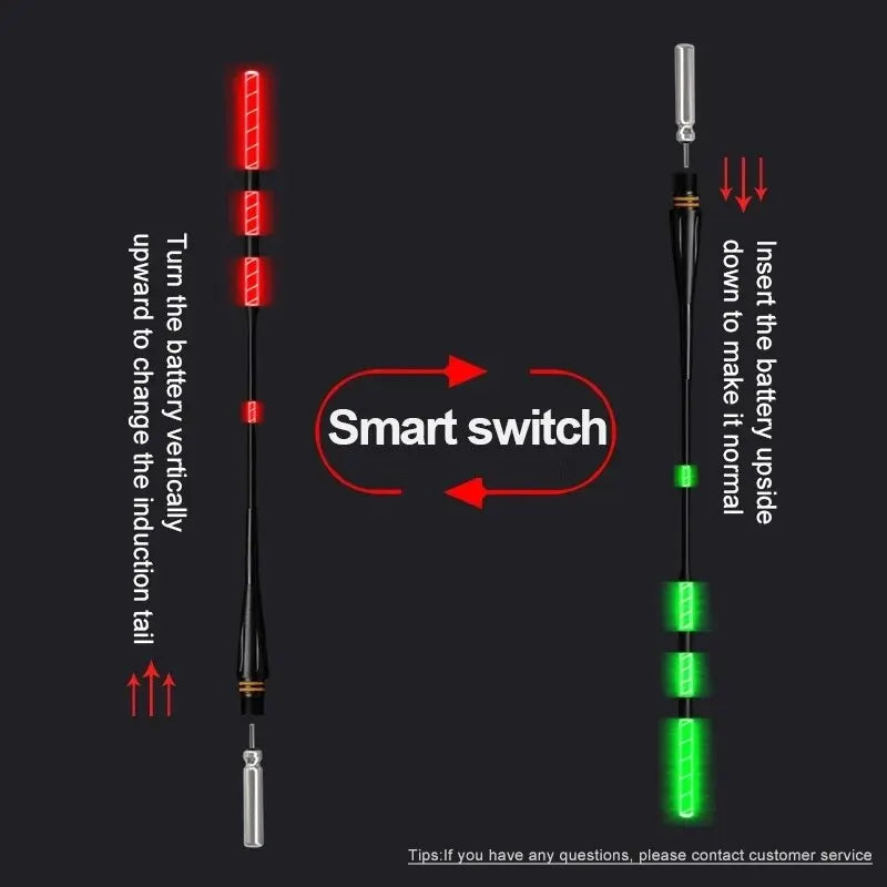 Flotador electrónico inteligente para pesca, Sensor de gravedad Led 2g 5g 7g 10g, gran flotabilidad, 2024 Pose Bobbers con batería CR425, barra luminosa