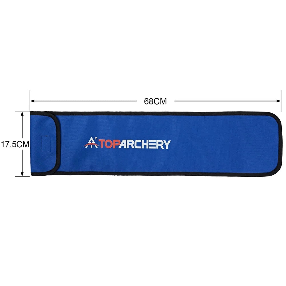 Funda protectora de 2 piezas para arco de tiro con arco, accesorios recurvos para tiro de caza, fácil de llevar