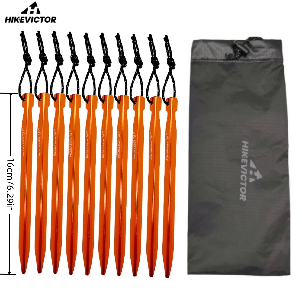 Estacas Ultraligeras de Aleación de Aluminio para Tienda de Campaña ⛺