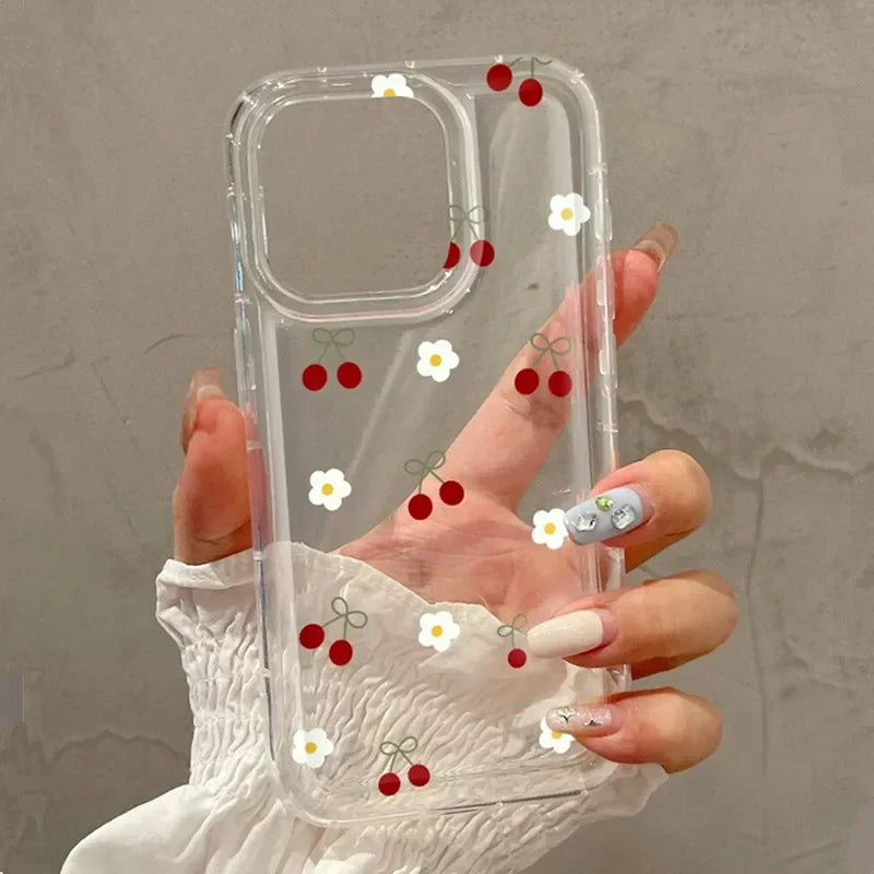 Funda de teléfono bonita cereza y Margarita para Xiaomi Redmi Note 12 13 5G 10Pro fundas 11 10 12S 13pro 4G 11S 12ProPlus 11Pro 12C 13C