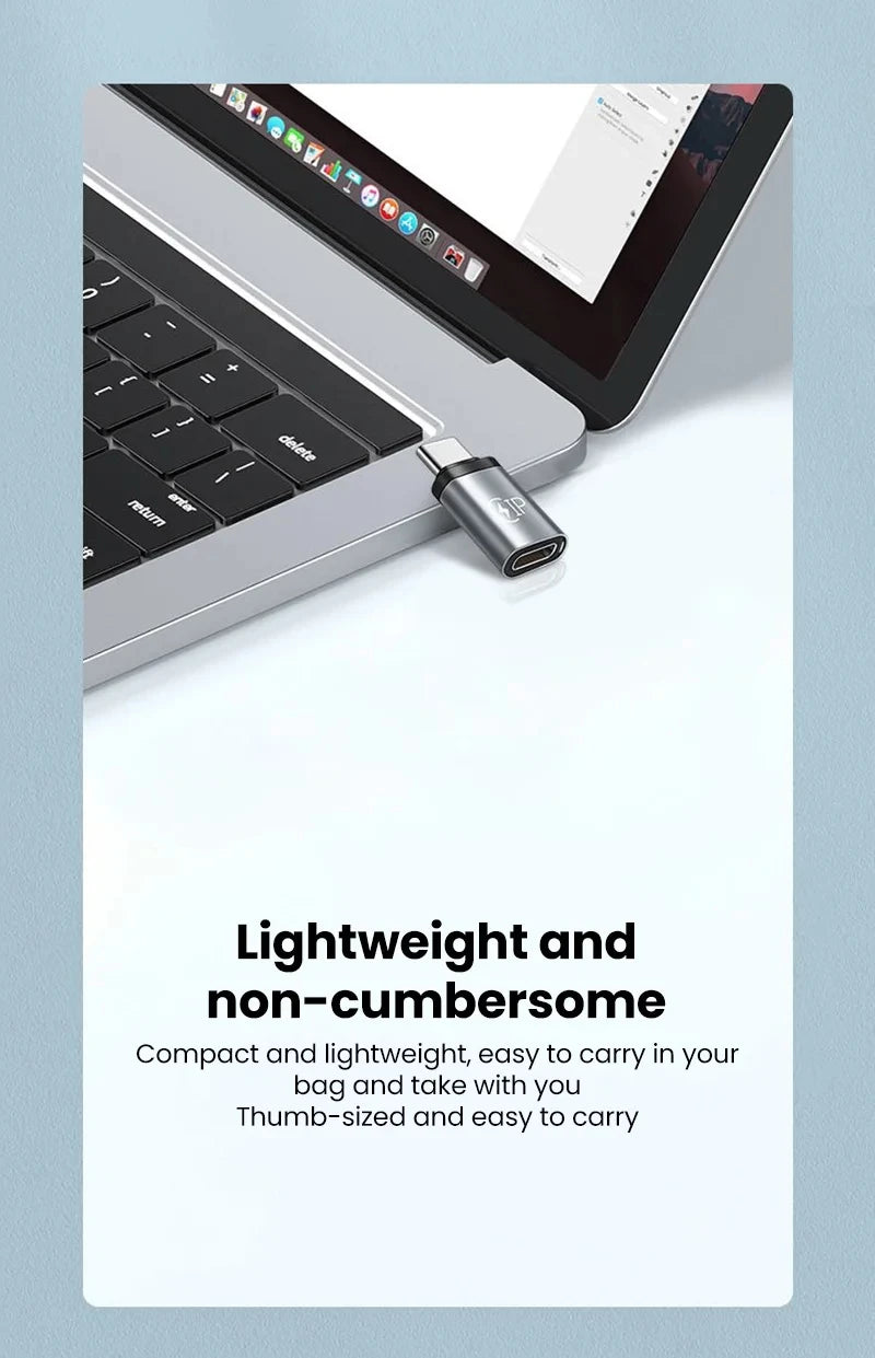 Adaptador USB C a Lightning carga rápida tipo C macho a IOS hembra convertidor transferencia de datos para Iphone15 Xiaomi adaptador USB C