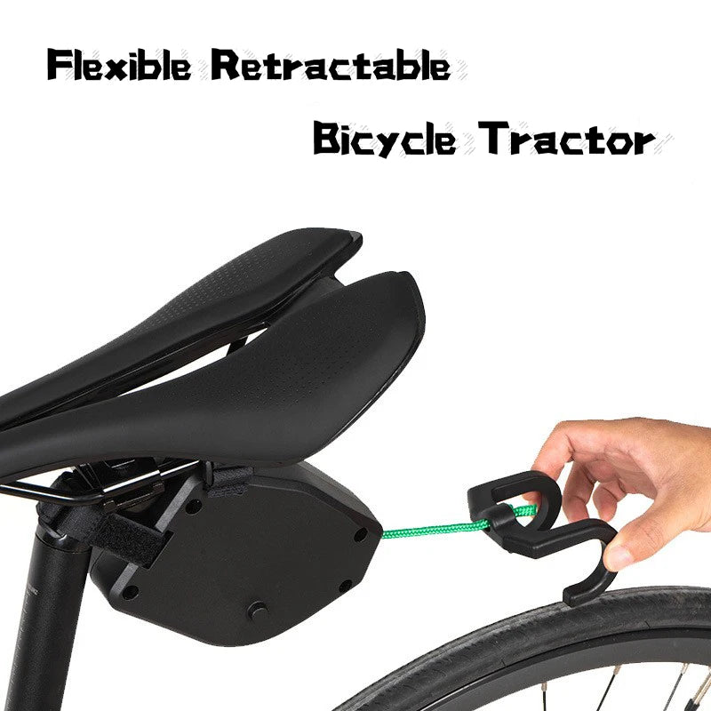 Dispositivo de remolque para bicicleta de montaña al aire libre, cuerda para remolque de bicicleta para padres e hijos, accesorios de equipo para montar en bicicleta de carretera