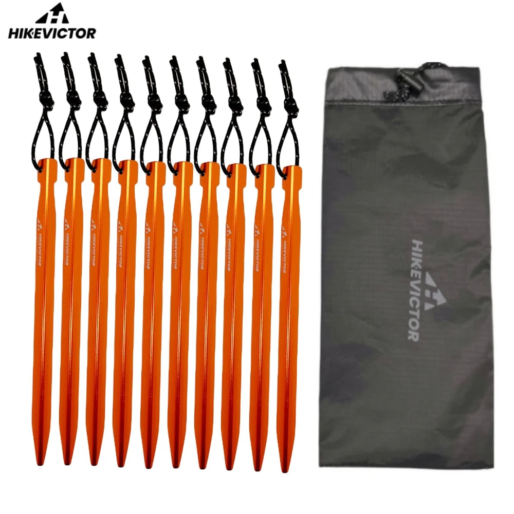 Estacas Ultraligeras de Aleación de Aluminio para Tienda de Campaña ⛺