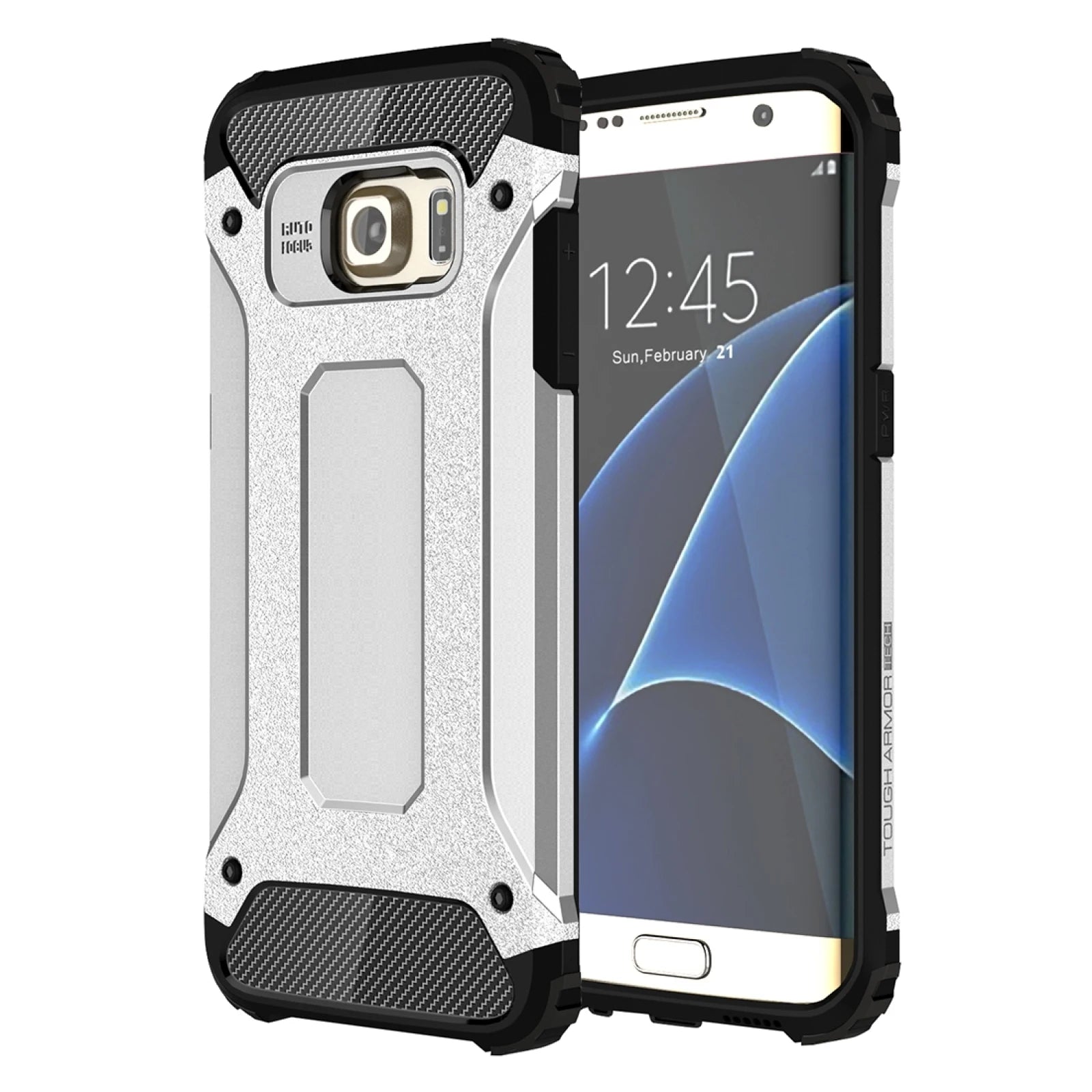 Funda de teléfono para Galaxy S7 Edge / G935 Tough Armor TPU + funda combinada para PC
