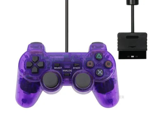 Controlador con cable para PS2 remoto de choque para consola PlayStation 2 Control para Sony PS2 Joypad Gamepad Mando para regalo de niños