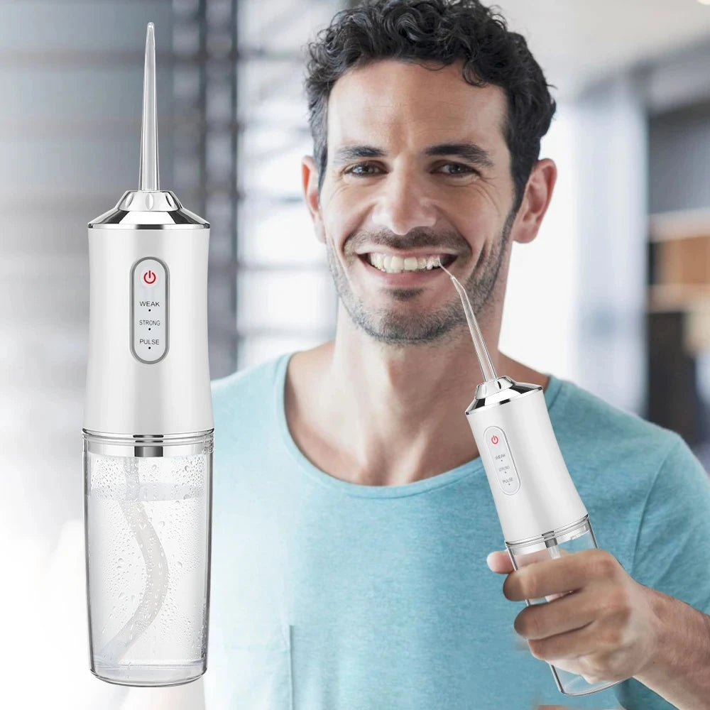 Irrigador Bucal Portátil Recargable USB – Limpieza Profesional en Casa 🦷💧