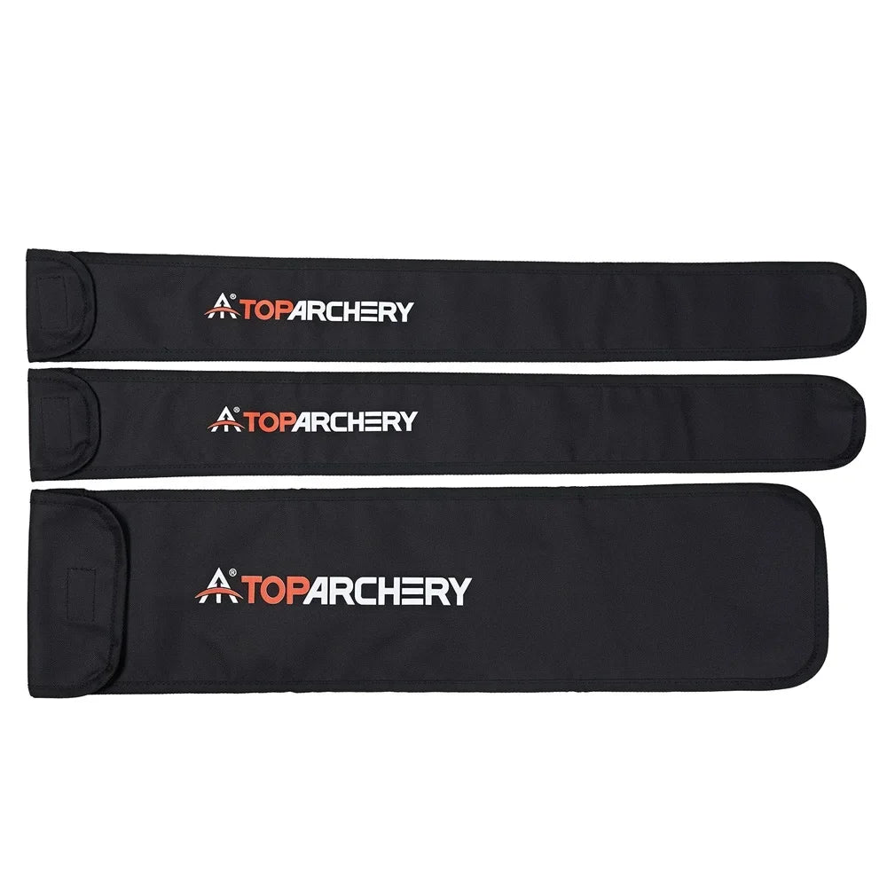 Funda protectora de 2 piezas para arco de tiro con arco, accesorios recurvos para tiro de caza, fácil de llevar