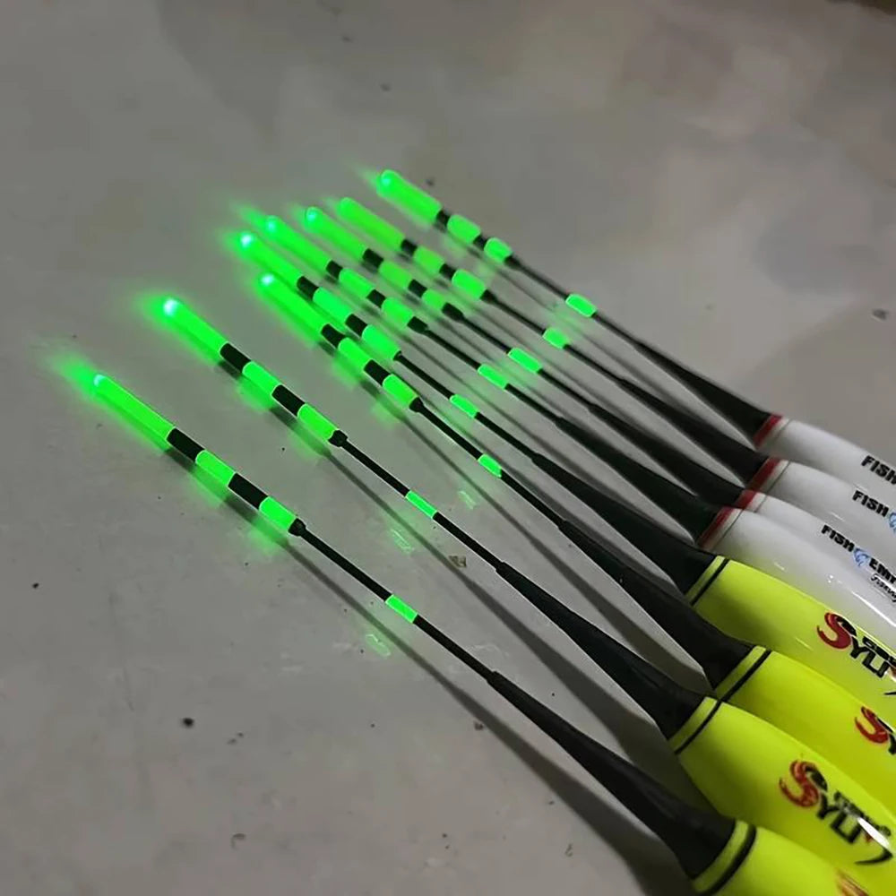 Flotador electrónico inteligente para pesca, Sensor de gravedad Led 2g 5g 7g 10g, gran flotabilidad, 2024 Pose Bobbers con batería CR425, barra luminosa