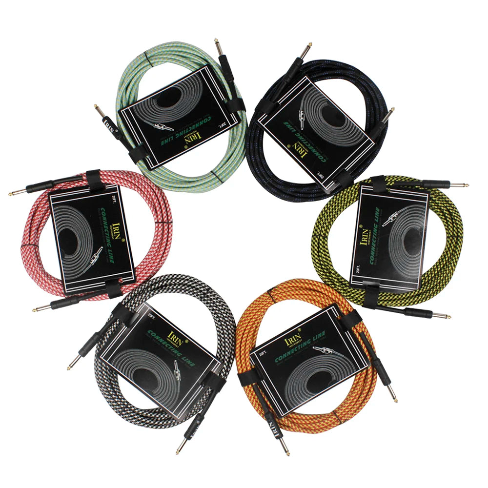 Cable de Audio IRIN 6,5mm – Conexión Profesional para Instrumentos 🎸