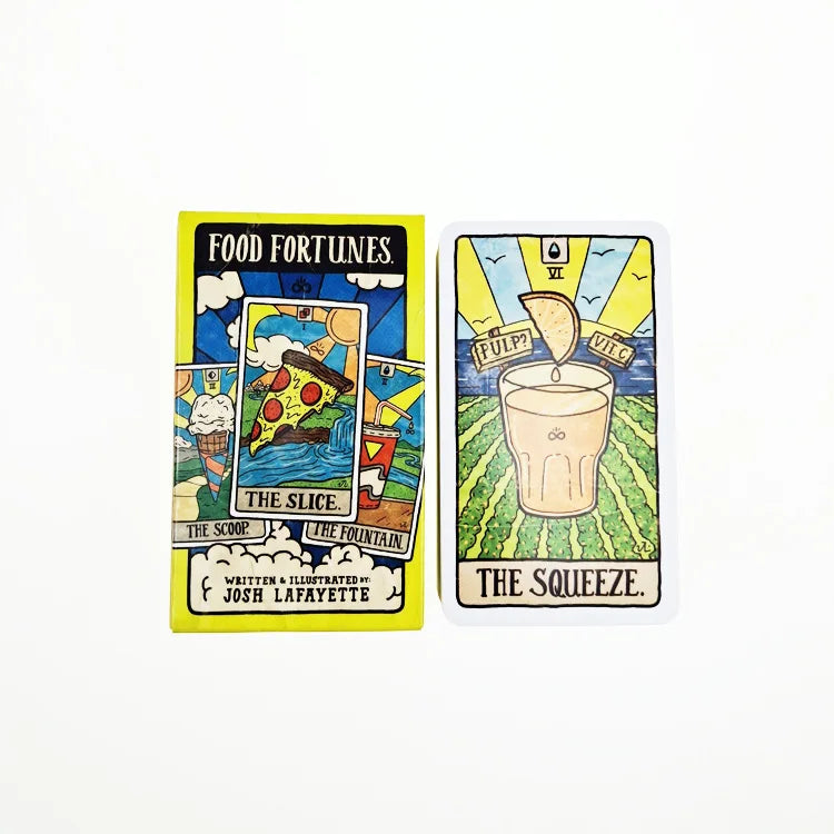 Baraja de Tarot de Comida y Bebida – 78 Cartas Ilustradas 🍰☕✨