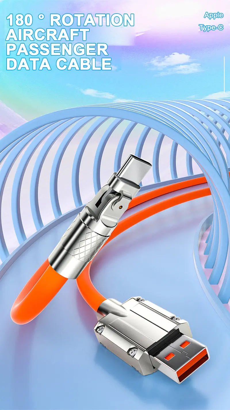 Cable USB tipo C de carga rápida para teléfono móvil, Cable de datos de 120W, 6A, para Samsung, Xiaomi 12, 13, Huawei Poco, 1m, 1,5 m, 2m