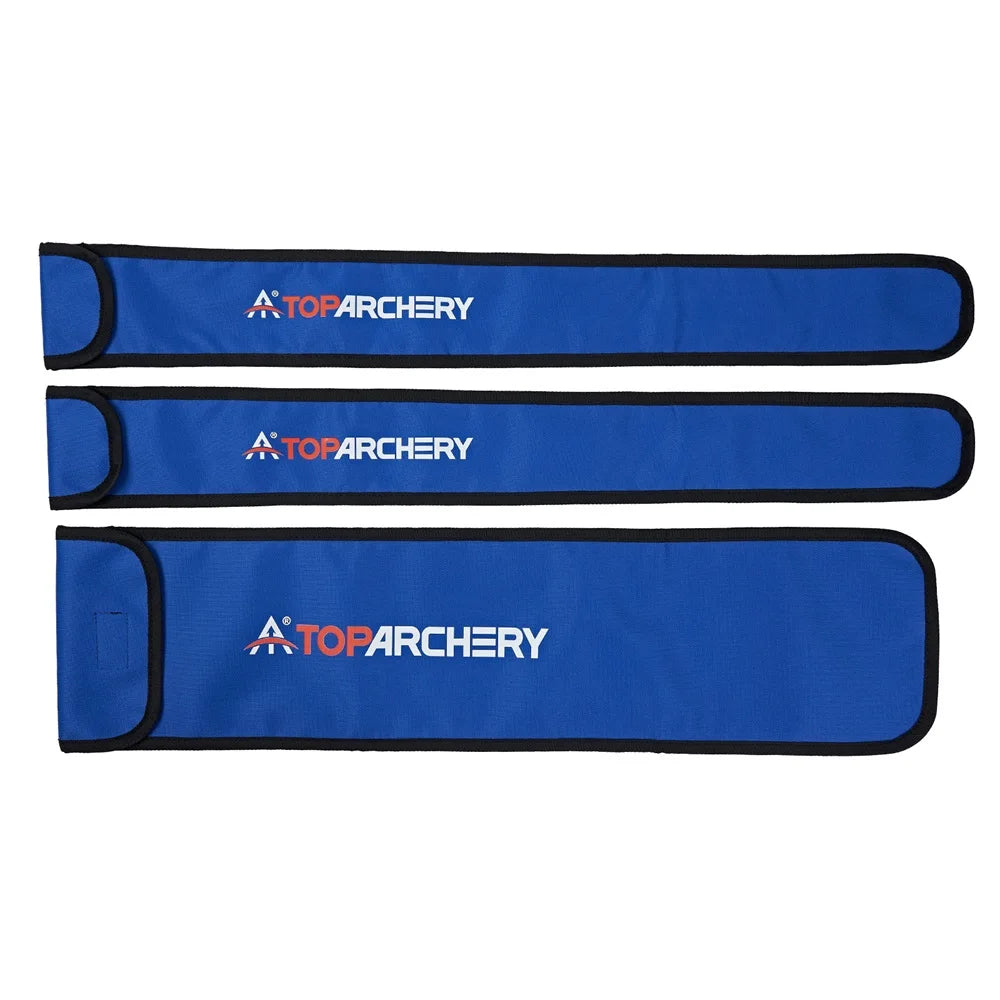 Funda protectora de 2 piezas para arco de tiro con arco, accesorios recurvos para tiro de caza, fácil de llevar