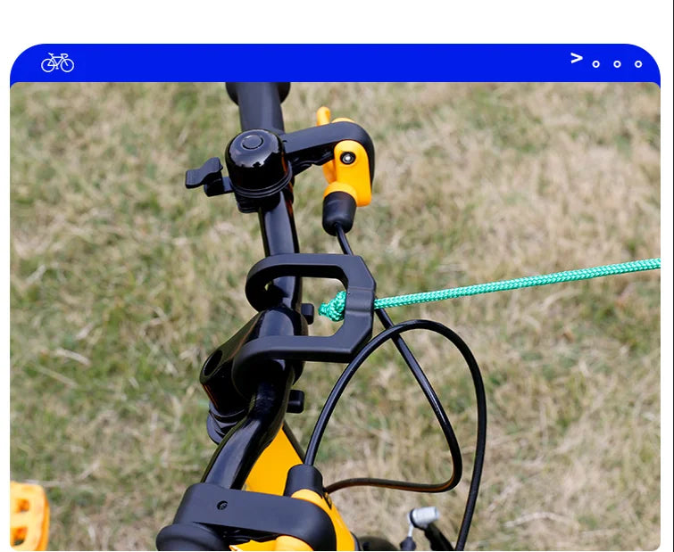 Dispositivo de remolque para bicicleta de montaña al aire libre, cuerda para remolque de bicicleta para padres e hijos, accesorios de equipo para montar en bicicleta de carretera