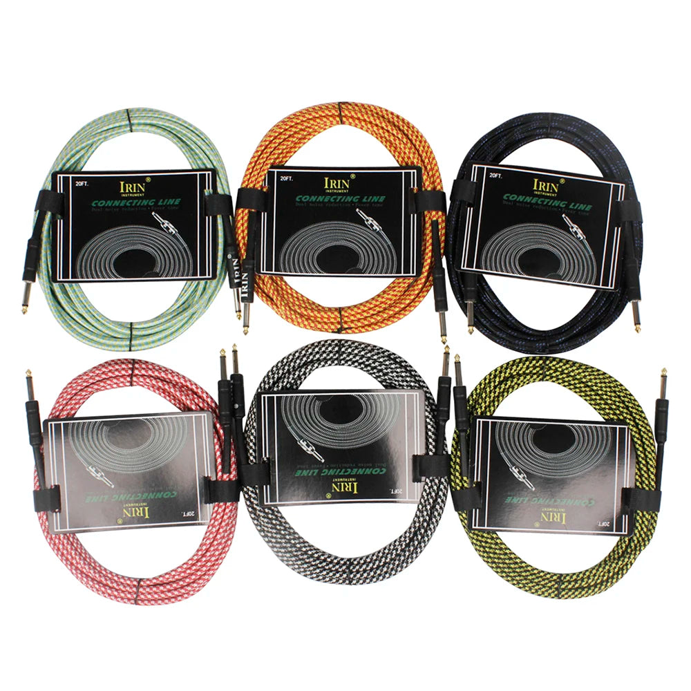 Cable de Audio IRIN 6,5mm – Conexión Profesional para Instrumentos 🎸