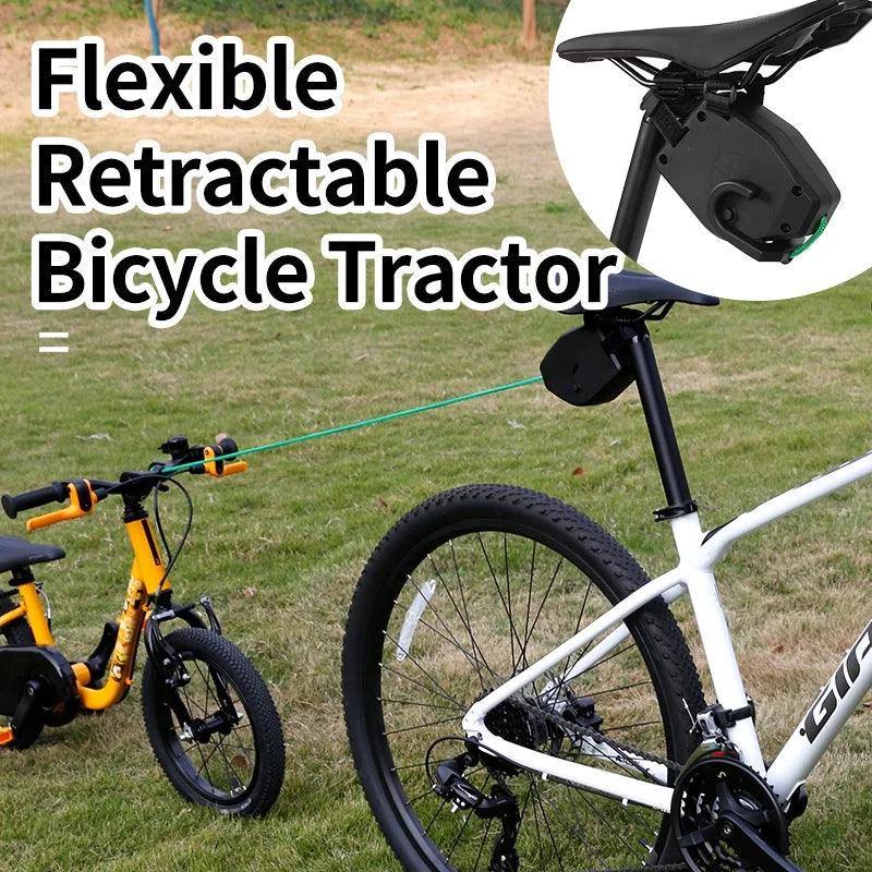 Dispositivo de remolque para bicicleta de montaña al aire libre, cuerda para remolque de bicicleta para padres e hijos, accesorios de equipo para montar en bicicleta de carretera