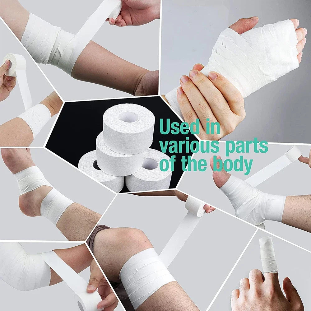 4 Rollos Cinta Atlética Preenvoltura OK TAPE – Vendaje Deportivo de Espuma 🏋️♂️