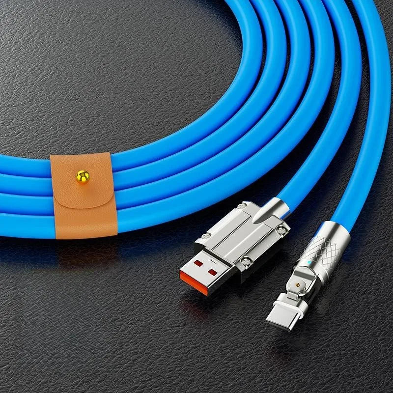 Cable USB tipo C de carga rápida para teléfono móvil, Cable de datos de 120W, 6A, para Samsung, Xiaomi 12, 13, Huawei Poco, 1m, 1,5 m, 2m