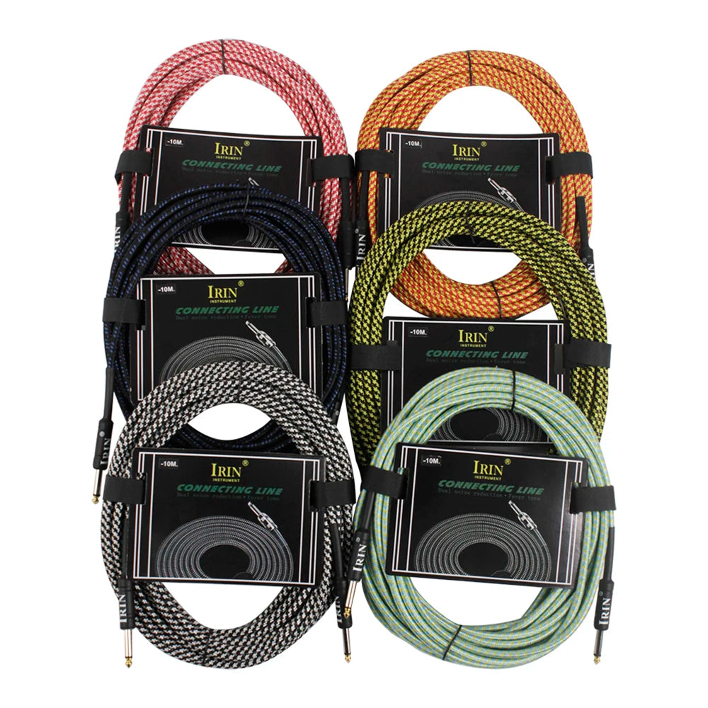 Cable de Audio IRIN 6,5mm – Conexión Profesional para Instrumentos 🎸