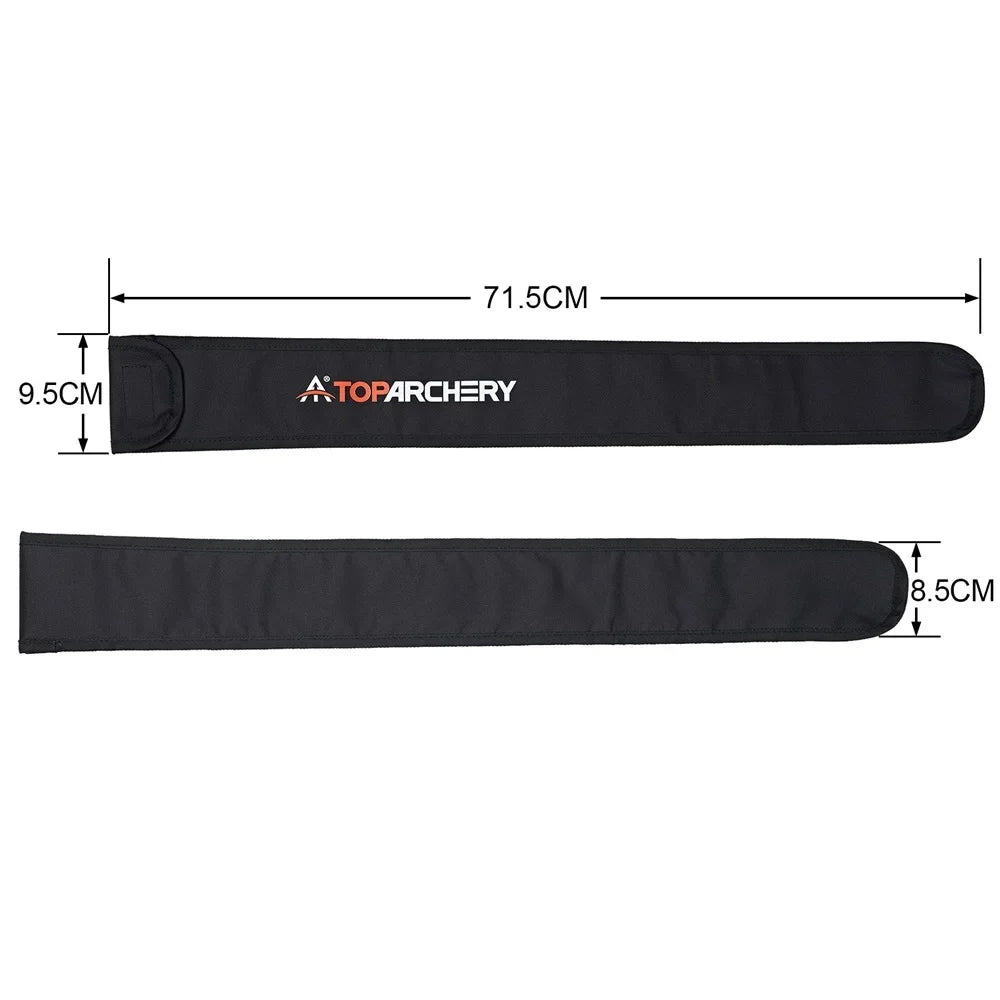 Funda protectora de 2 piezas para arco de tiro con arco, accesorios recurvos para tiro de caza, fácil de llevar