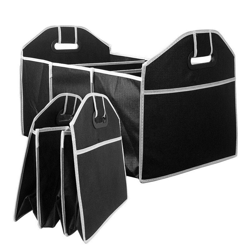 Bolsa Organizadora Plegable para Maletero de Auto – Caja de Almacenamiento Negra 🚗