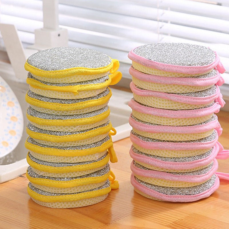 Esponjas de Doble Cara para Lavado de Platos – Pack de 5/10 Unidades 🧽