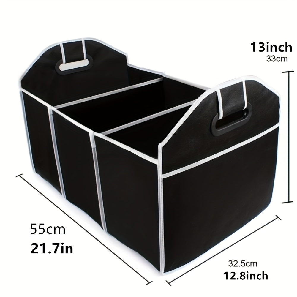 Bolsa Organizadora Plegable para Maletero de Auto – Caja de Almacenamiento Negra 🚗