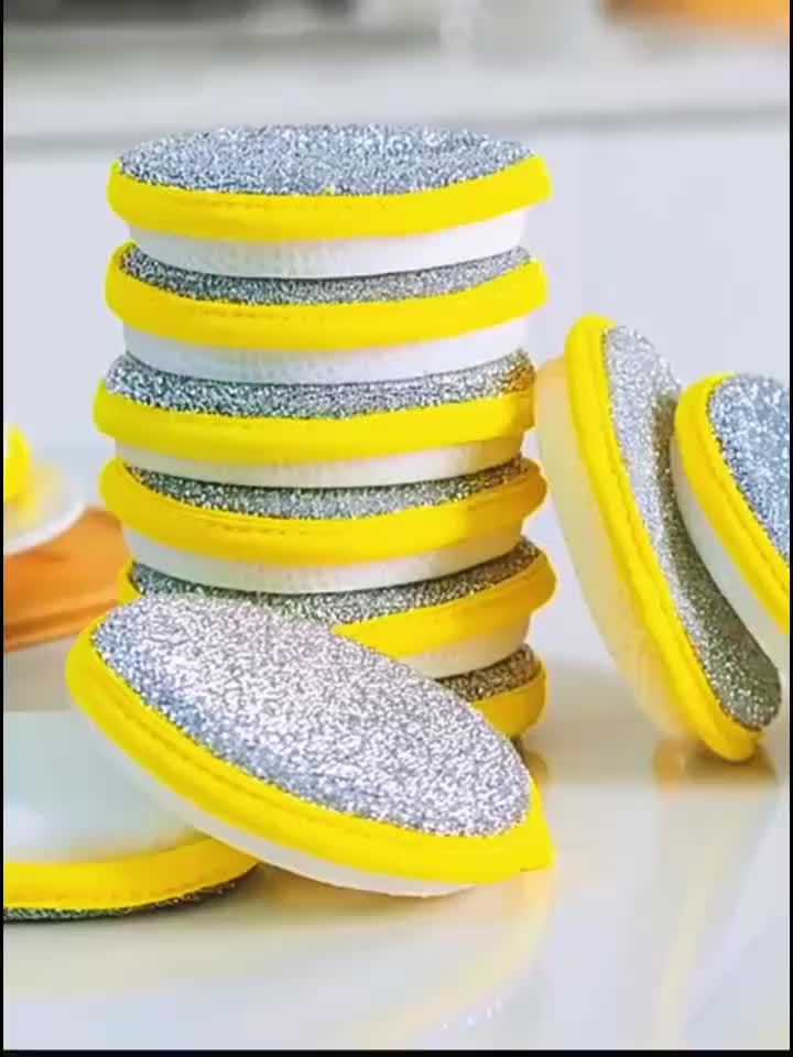 Esponjas de Doble Cara para Lavado de Platos – Pack de 5/10 Unidades 🧽